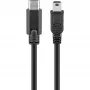 Cabo USB Goobay 67989 0,5 m Mini-USB B para USB-C preto