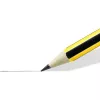 Lápis de madeira Staedtler Noris 120 2H — Dureza 2H, diâmetro da mina 2 mm, unidade, preto/amarelo