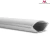 Maclean MCTV-575 proteção de cabos para chão, 1,5 m, 43 x 23 mm, altura 23–32 mm, branca, com fita adesiva