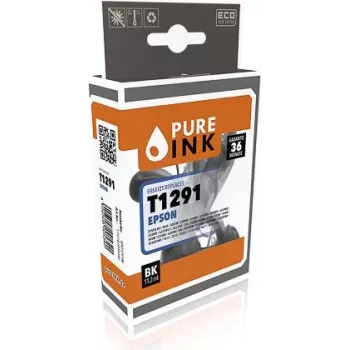 PURE INK EPST1291BK PI EPSON T1291 BX tinta preta reconstruída 402 páginas chip 11,2ml (EPST1291BK) - compatível - preto