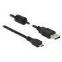 Cabo USB DeLOCK 84900 USB 2.0 0,5 m USB A Micro-USB B preto