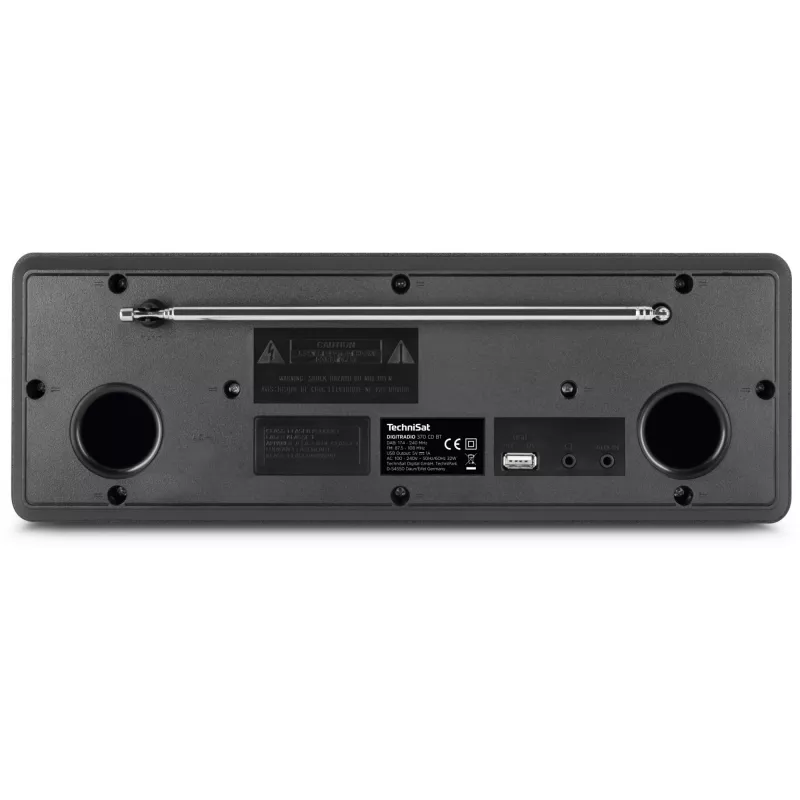 Sistema de áudio TechniSat DigitRadio 370 CD BT - 2 x 5 Watt - Preto