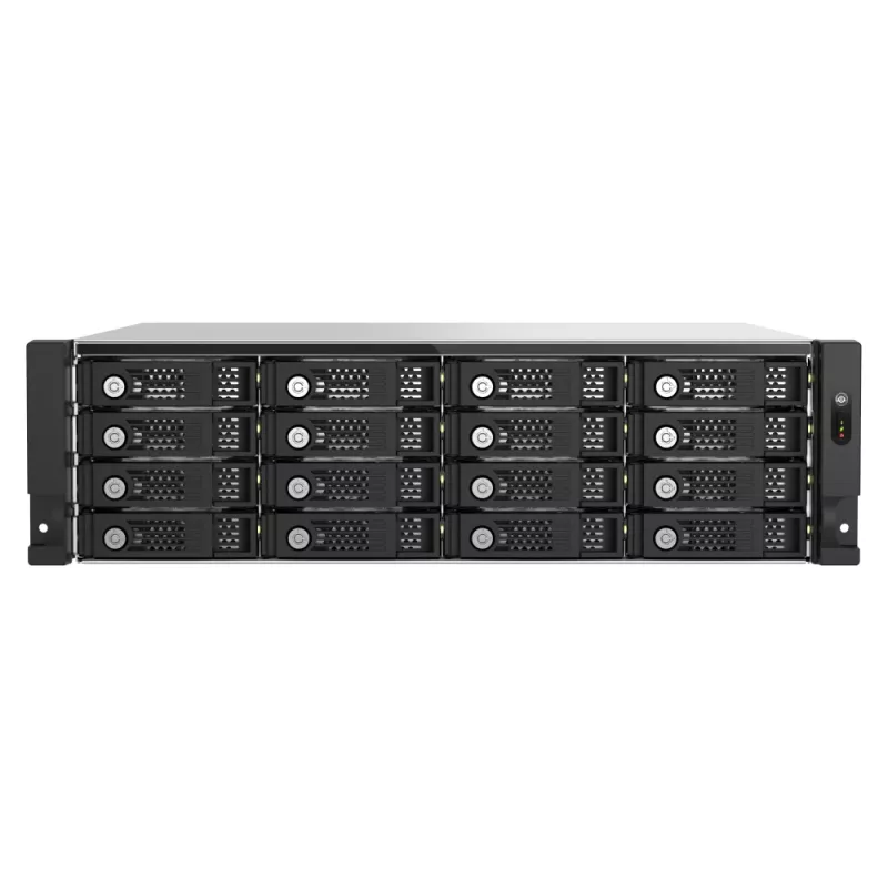 QNAP - TL-R1600PES-RP - Conjunto de discos - 16 baías (SATA-600 / SAS-3) SAS 12Gb/s (externo) montagem em rack 2U
