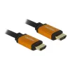 Cabo HDMI DeLOCK 85729 2 m HDMI Type-A Standard preto dourado