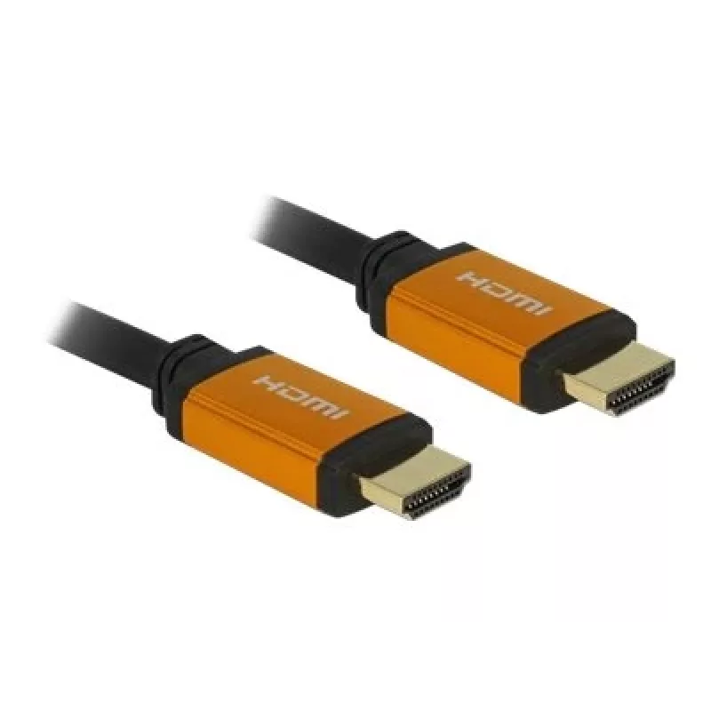 Cabo HDMI DeLOCK 85729 2 m HDMI Type-A Standard preto dourado