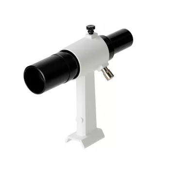 Luneta de mira Skywatcher 6x30 com suporte reto, preto – mira ótica 6×30 para telescópios