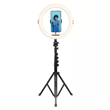 Agfa Arl11xl Ring Light LED Ring 11 polegadas + tripé + telecomando