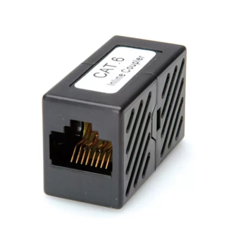 Acoplador modular RJ-45 ROLINE Cat.6 não blindado preto