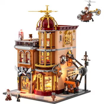 Steampunk Flying Club, brinquedo de construção