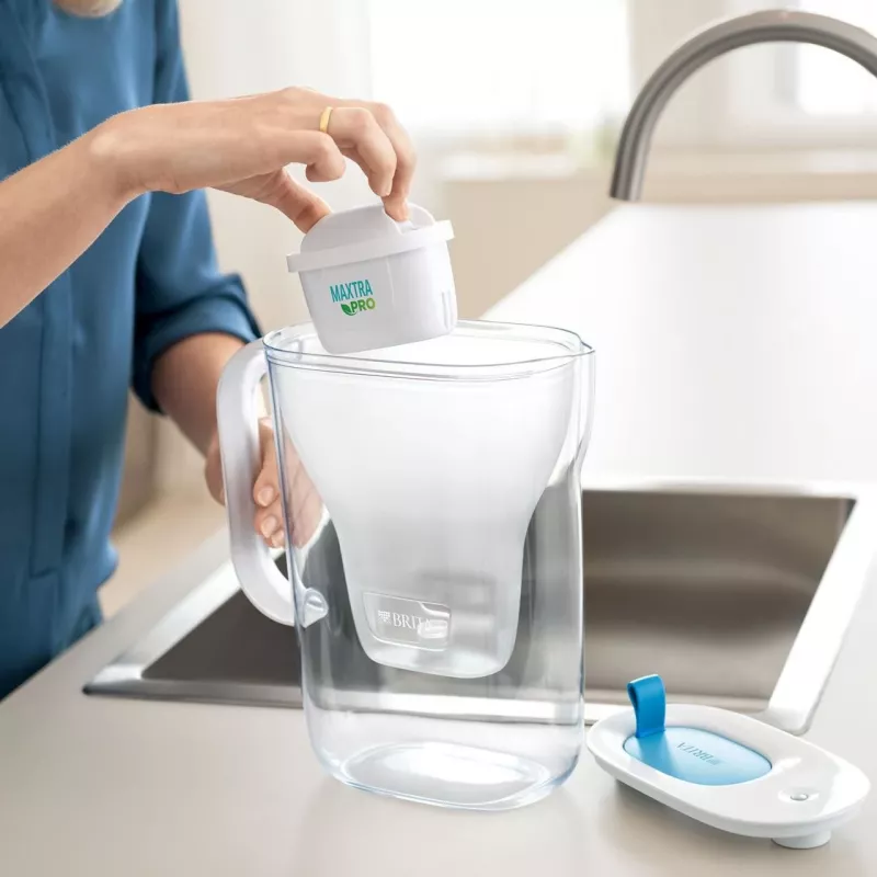 Brita Style eco jarro filtrante de água, azul glaciar