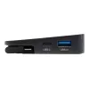 Eaton Tripp Lite U442-DOCK7D-B estação de ancoragem USB-C para três monitores, USB-C 3,1 / Thunderbolt 3, 4K HDMI e DisplayPort, VGA, USB-A/C, GbE, 100 W PD, preta