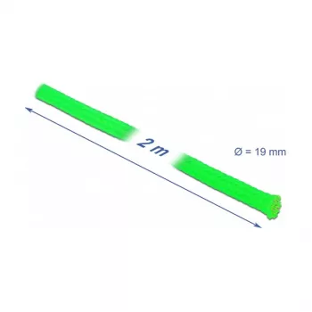 Revestimento de cabo DeLOCK 20744 verde