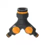 Fiskars 1027061 conector de mangueira de água ligação à torneira preto, laranja 1 unid.