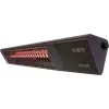 Aquecedor infravermelhos SUNRED PRO25W-SMART, montagem na parede triangular escuro, 2500 W, preto, IP55
