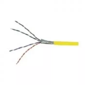 Wentronic 93266 cabo de rede Ethernet amarelo