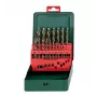 Conjunto de brocas Metabo HSS Cobalt 19 peças DIN 338, haste cilíndrica