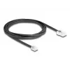 Cabo telefónico DeLOCK 88036 RJ45 para RJ11 2 m preto