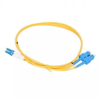 Cabo de patch Extralink LC/UPC-SC/UPC monomodo duplex G652D 20m