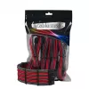 Cabo de alimentação interno CableMod CM-PCAB-BKIT-NKCR-3PK-R carbon red
