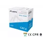 Cabo de rede LANBERG Cat6 U/UTP LCU6-11CU-0305-S, 305 m, 23 AWG, cinzento, bainha HDPE