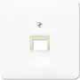 Jung CD 569-1 UA WW cobertura para tomada IAE/UAE, branco alpino