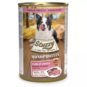 STUZZY Monoprotein porco - comida húmida para cães - 400 g