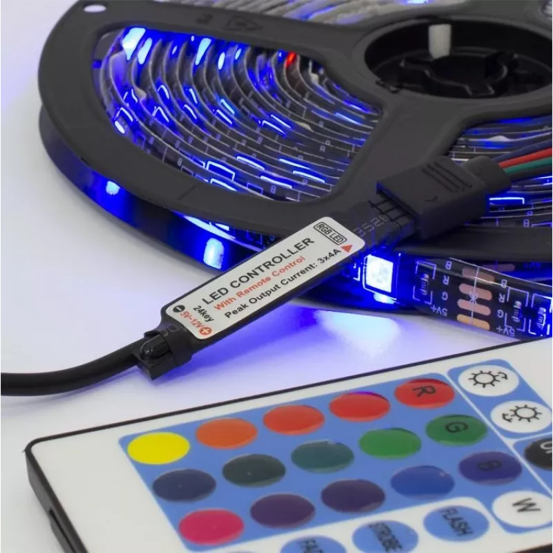 Tira LED White Shark Helios LED-05 RGB com comando