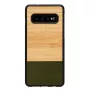 Capa para smartphone Man and Wood para Galaxy S10 — Bamboo Forest preto