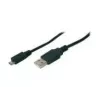 Cabo de ligação USB 2.0 Assmann. tipo A - Micro B M/M. 1,0 m. Compatível com USB 2.0. UL. bl (AK-300110-010-S)