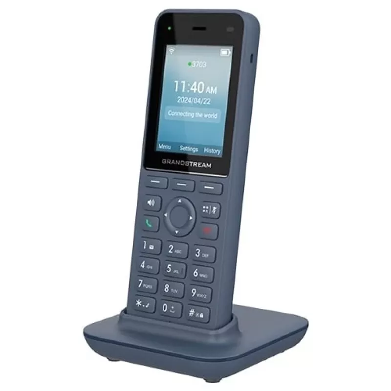 Telefone IP Grandstream Networks WP8256 Grafite 3 linhas LCD Wi-Fi
