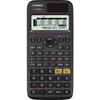 Calculadora científica Casio FX-87DE X de bolso preta
