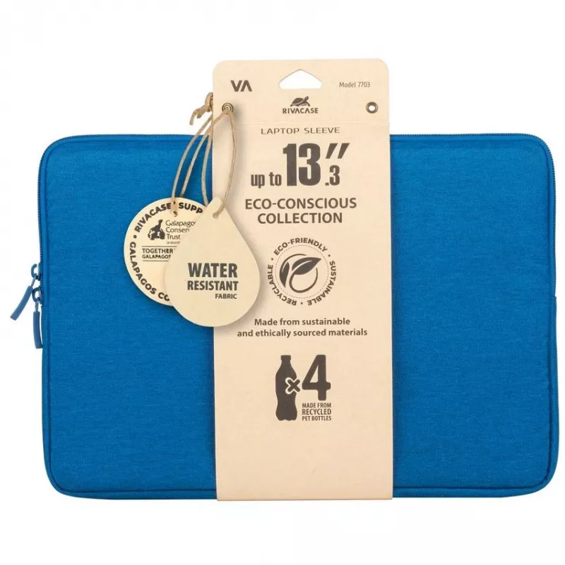 Capa para portátil Suzuka Eco 13.3-14/7703 Azure Rivacase