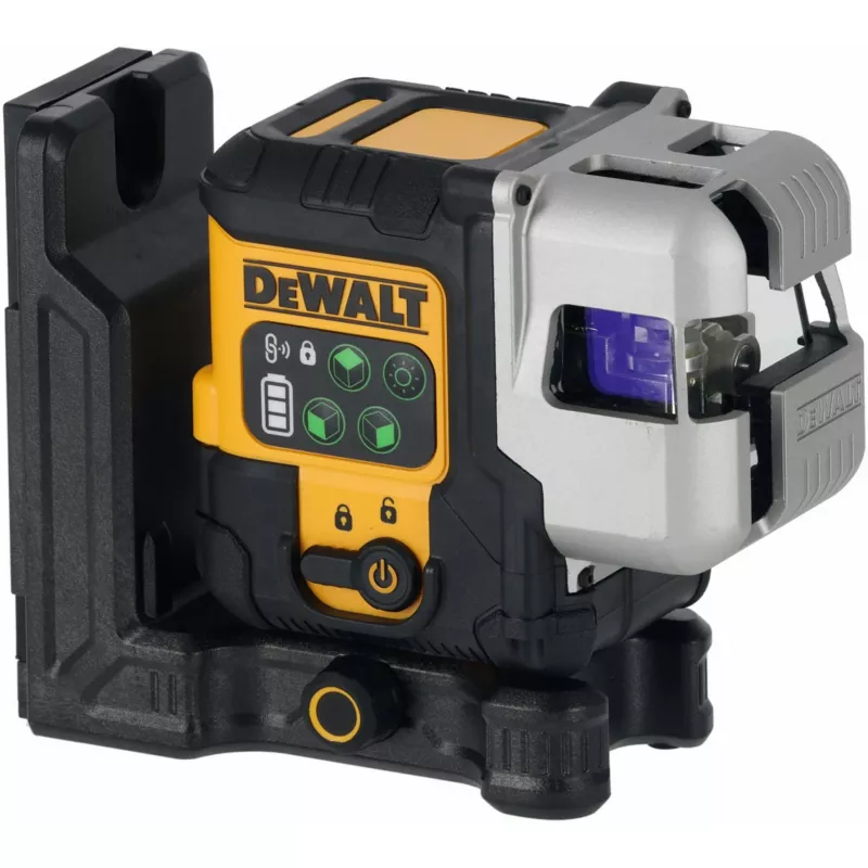 Nível laser multifunções com bateria DeWalt DCLE14301GB 3×180° linha cruzada, 18V, linhas verdes, Powerstack Li-Ion integrado