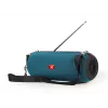 Altifalante estéreo portátil GEMBIRD SPK-BT-17-G — Bluetooth 5.1, 5 W RMS, 1200 mAh, MicroSD, FM, AUX