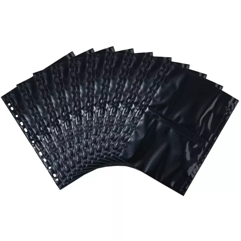 Bolsas para fotografias HERMA Fotophan 13x18 cm horizontal preto 10 unid.