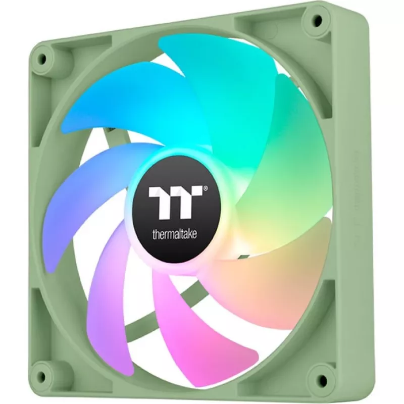 Thermaltake CT140 ARGB Sync ventoinha de caixa 140 mm, 500–1500 rpm, Matcha Green, 2 unid.