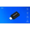 Adaptador de cabo de vídeo Savio AK-80 0m USB Type-A USB Type-C preto
