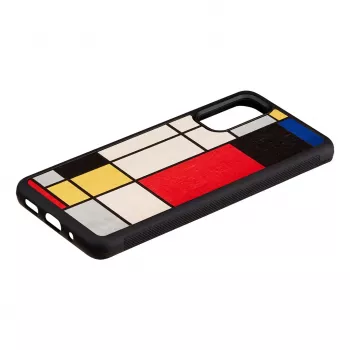 Capa para telemóvel Man and Wood para Samsung Galaxy S20 — madeira preto