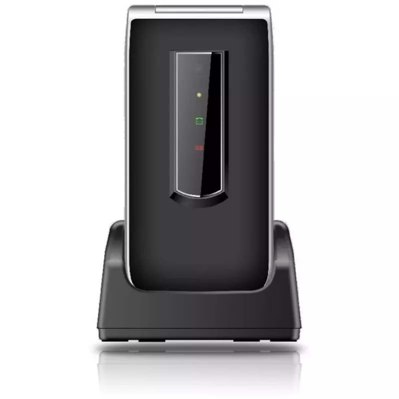 Telemóvel para seniores Bea-fon SL495 (sem fonte de alimentação) – preto prateado