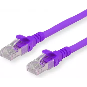 Secomp Roline - cabo de rede - RJ-45 (M) para RJ-45 (M) - 1 m - SFTP - CAT 6a - violeta (21.15.2931)