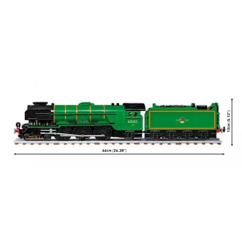 Cobi Flying Scotsman locomotiva a vapor britânica, conjunto de construção, 1:35, 2677 peças