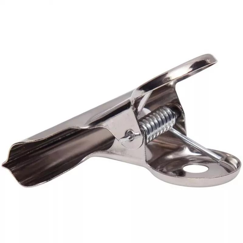 MAUL mola em metal, cor: níquel, largura: 50 mm capacidade de aperto: 20 mm, embalagem de autosserviço (21750-96)