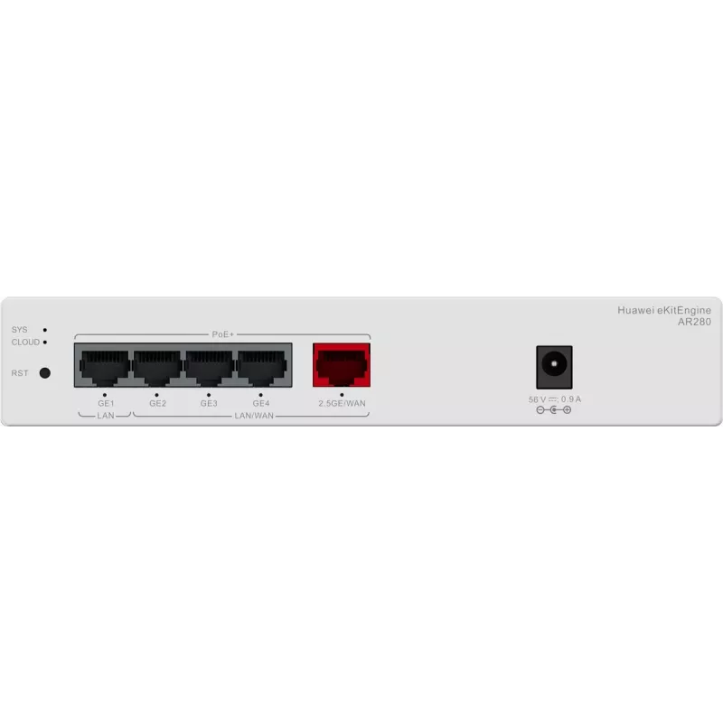 Router Huawei AR280 Gbit PoE (1) 2.5G PoE+, (4) Gbit PoE+, 41W