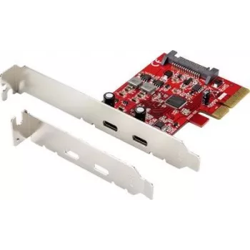 Renkforce RF-4599664 placa controladora PCIe 2 portas USB 3.2 Gen 2 (RF-4599664)