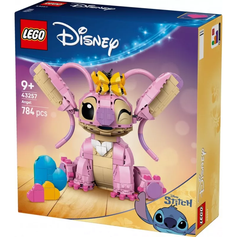 LEGO Disney Minimodelo Colecionável Andzia Angel 43257 — 784 peças, 250 mm de altura, para crianças a partir dos 9 anos