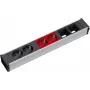 Unidade de distribuição de energia Bachmann 912.025 4 tomadas AC preto vermelho