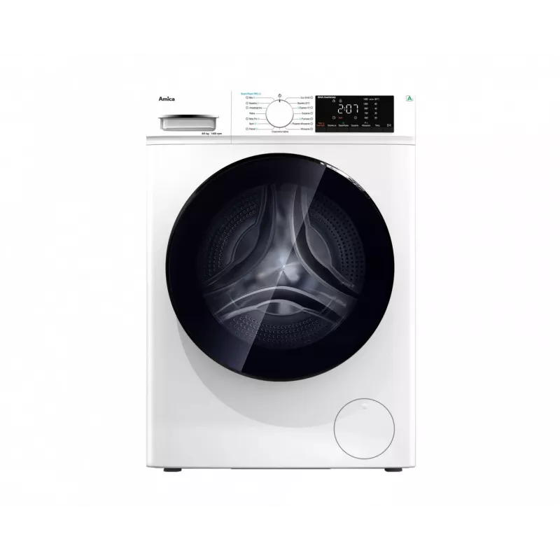 Máquina de lavar e secar roupa AMICA A1WDS8514DLiStH 8 kg de carga 1400 rpm de centrifugação