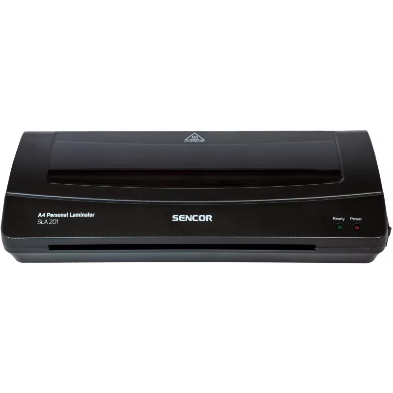 SENCOR SLA 201 A4 plastificadora, 2x75–2x125 µm películas, quente/frio, rolo duplo, 250 mm/min