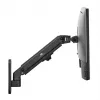 Maclean MC-458 suporte de parede para monitor, mola a gás, altura ajustável, 17-27 polegadas, até 7 kg, VESA 75x75/100x100, preto