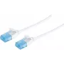 Cabo de rede S/CONN 08-22026 branco 1m Cat6 U/UTP